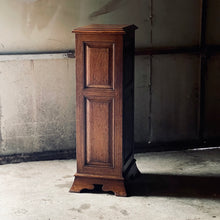 Load image into Gallery viewer, Oak Arts &amp; Crafts Pedestal Unit
