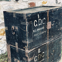 Load image into Gallery viewer, Stacked Wooden Travel Chest
