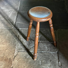 Load image into Gallery viewer, 19th-Century Three-Legged Lace Factory Stool
