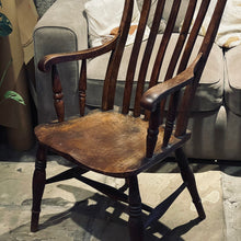 Load image into Gallery viewer, Victorian Grandfather Windsor Chair (Dark)

