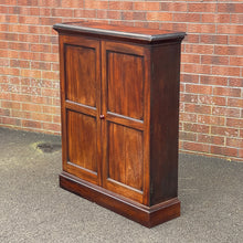 Load image into Gallery viewer, 19th Century Mahogany Cupboard with Panelled Doors
