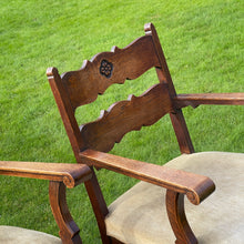 Load image into Gallery viewer, Pair of Arts &amp; Crafts Oak Rocking Armchairs, c.1900–1920
