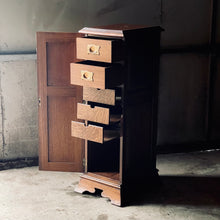 Load image into Gallery viewer, Oak Arts &amp; Crafts Pedestal Unit
