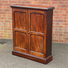 Load image into Gallery viewer, 19th Century Mahogany Cupboard with Panelled Doors
