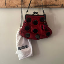 Load image into Gallery viewer, Moschino “Lady Bird” Bag – Red &amp; Black (Like New)
