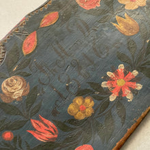 Load image into Gallery viewer, Swedish Painted Folk Art Flax Scutching Knife (Skäktkniv), dated 1846
