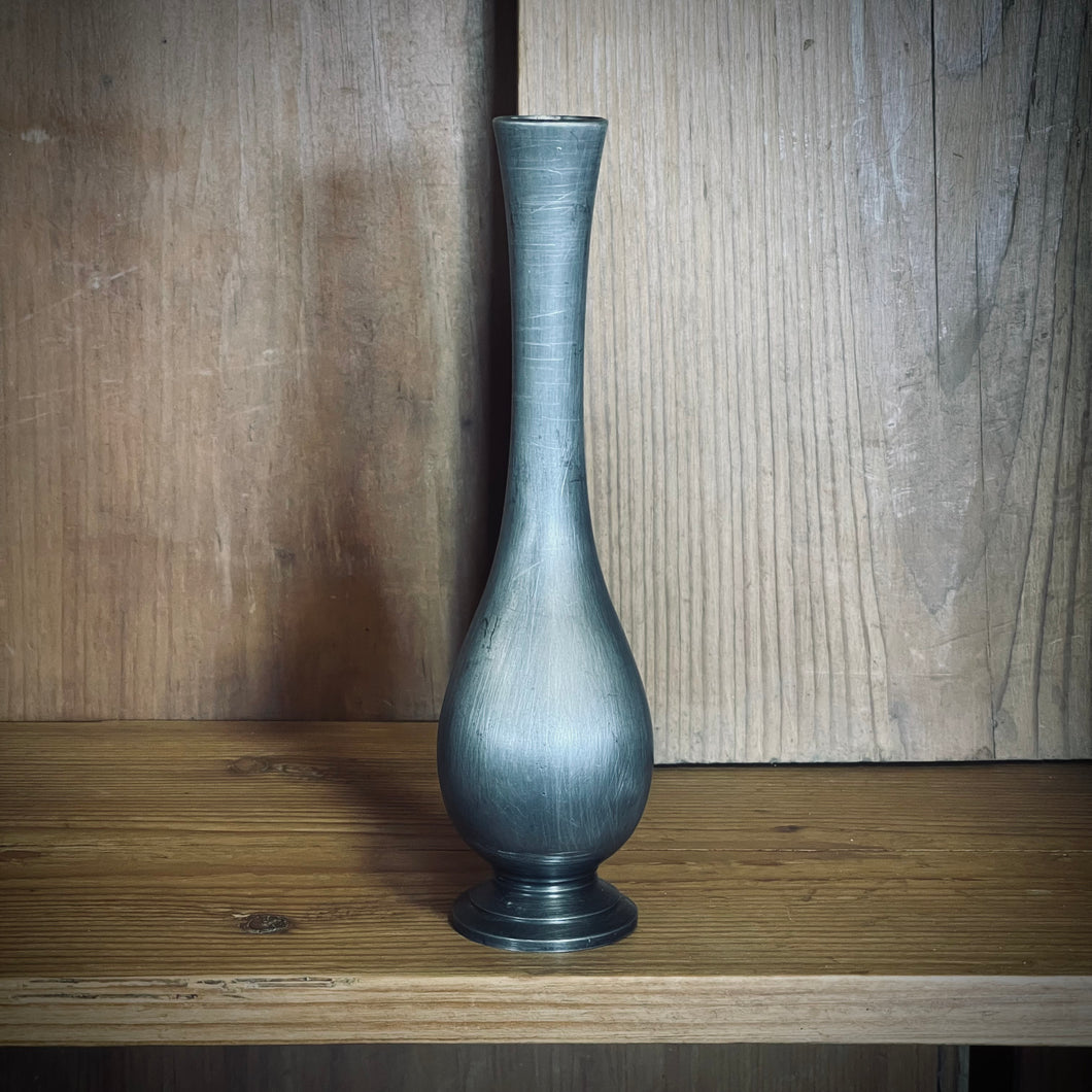 Mid-Century Pewter Vase