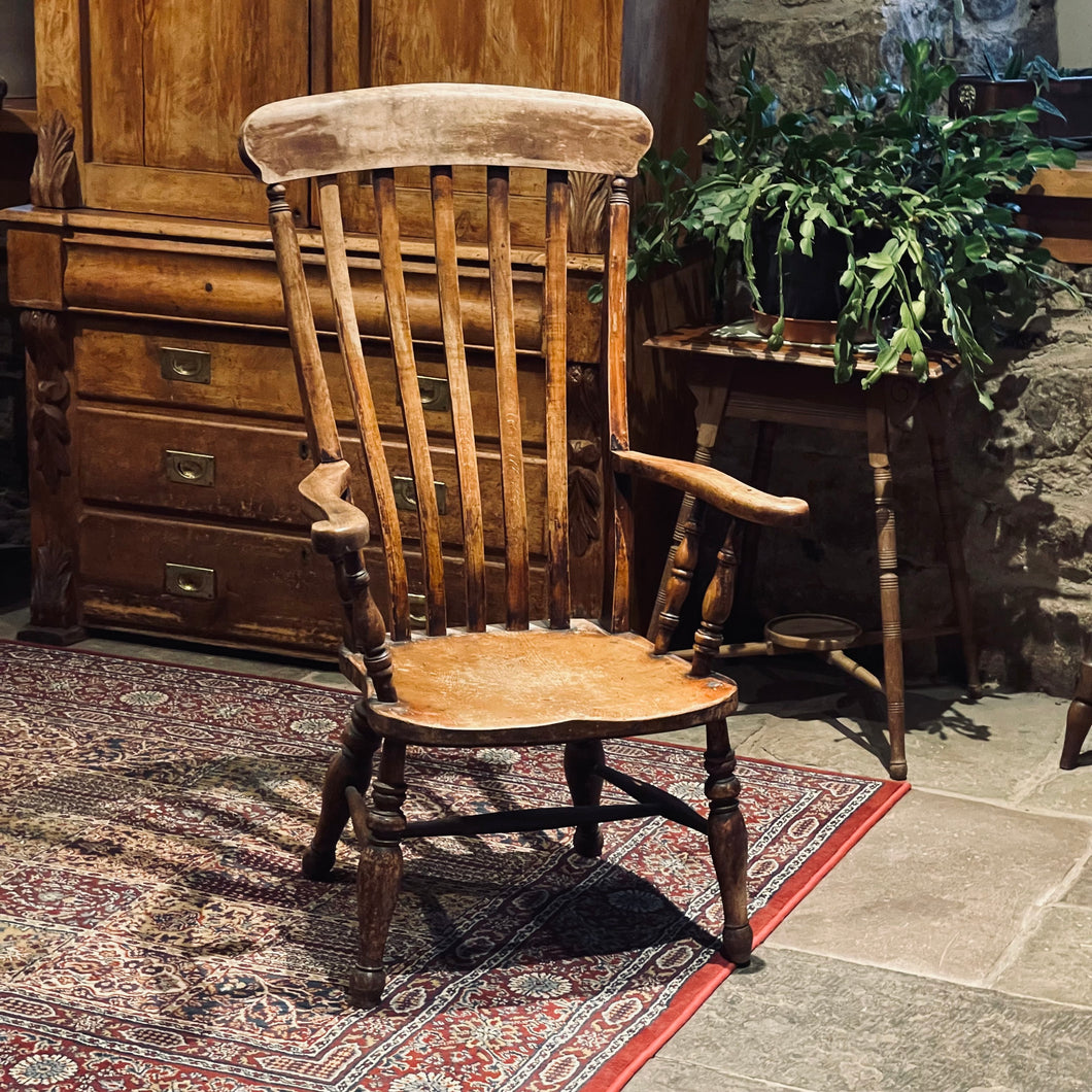 Victorian Grandfather Windsor Chair (Light)