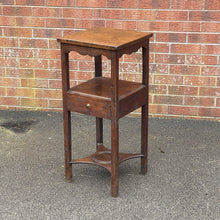 Load image into Gallery viewer, Late 18th Century Washstand Bedside Table with Drawer

