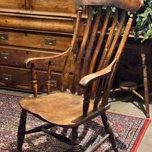 Load image into Gallery viewer, Victorian Grandfather Windsor Chair (Dark)
