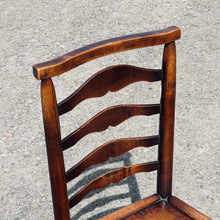 Load image into Gallery viewer, 19th Century Ash &amp; Elm Ladderback Country Chair
