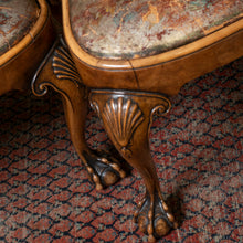 Load image into Gallery viewer, Pair of Queen Anne Burr Walnut Chairs
