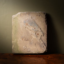 Load image into Gallery viewer, Aged Stone with Hand-Carved Latin Inscription
