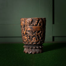 Load image into Gallery viewer, Carved Chinese Brush Pot
