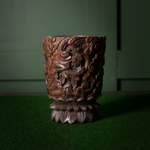 Load image into Gallery viewer, Carved Chinese Brush Pot

