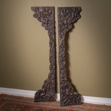 Load image into Gallery viewer, Pair of carved oak panels, mid to late 19th century (c.1850–1880)

