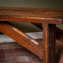 Load image into Gallery viewer, Pair of Antique Chapel Benches in Pine c.1870–1910
