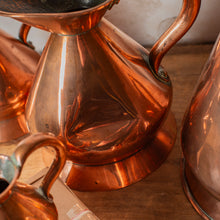 Load image into Gallery viewer, Copper Imperial Measuring Jug Set with Funnel &amp; Hydrometer
