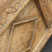 Load image into Gallery viewer, Arts &amp; Crafts Oak Coffer Blanket Chest Gothic Revival Style
