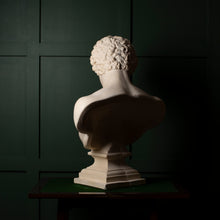 Load image into Gallery viewer, Plaster Bust of Antinous – Classical Style Decorative Sculpture
