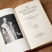 Load image into Gallery viewer, The Bailies of Leith (1915) by D. Robertson | Scottish Local History
