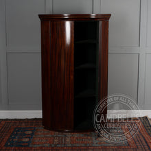 Load image into Gallery viewer, Georgian Bow Front Corner Hanging Cupboard
