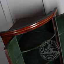 Load image into Gallery viewer, Georgian Bow Front Corner Hanging Cupboard
