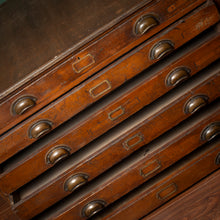 Load image into Gallery viewer, Vintage Industrial Pine Plan Chest
