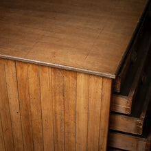 Load image into Gallery viewer, Vintage Industrial Pine Plan Chest
