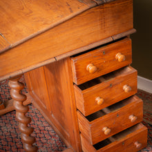 Load image into Gallery viewer, Victorian Pitch Pine Davenport Desk
