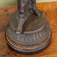 Load image into Gallery viewer, Large Pair of French Patinated Régule Historical Figures
