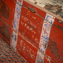 Load image into Gallery viewer, Distressed Painted Blanket Box
