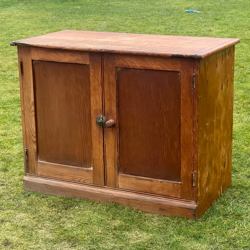 Late Victorian Pitch Pine Cupboard