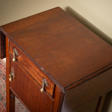 Load image into Gallery viewer, Edwardian Mahogany Drop-Leaf Bedside Cabinet c.1900–1915
