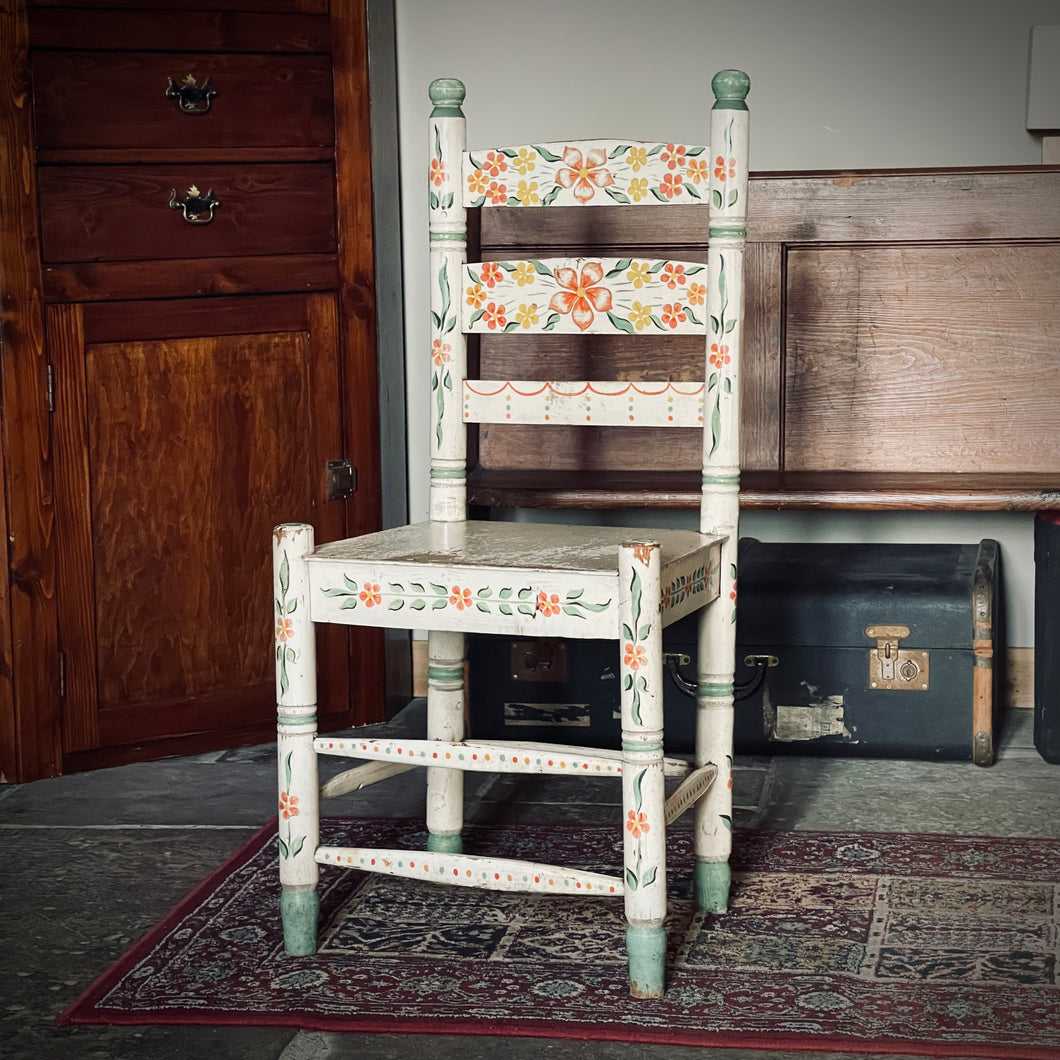 Vintage Folk Art Chair