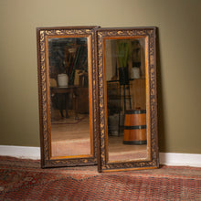 Load image into Gallery viewer, Pair of antique French-style  wall mirrors, circa 1900

