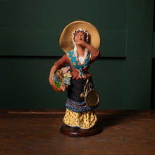 Load image into Gallery viewer, French Terracotta Santon Merchant Woman Figurine
