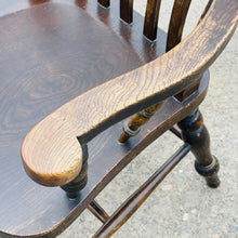 Load image into Gallery viewer, Antique Grandfather Armchair High Back Country Chair
