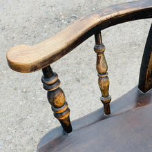 Load image into Gallery viewer, Antique Grandfather Armchair High Back Country Chair
