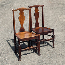 Load image into Gallery viewer, Pair of Late 18th / Early 19th Century Ash &amp; Elm Country Chairs
