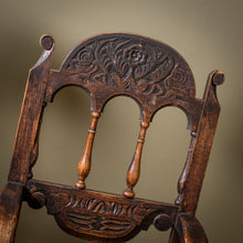 Load image into Gallery viewer, Pair of Arts &amp; Crafts Jacobean Revival Oak Chairs, c.1890–1915
