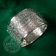 Load image into Gallery viewer, Victorian Silver Filigree Bracelet
