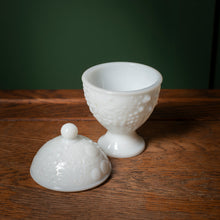 Load image into Gallery viewer, Avon milk glass covered candy dish
