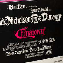 Load image into Gallery viewer, Original 1974 US 1 Sheet Chinatown Poster
