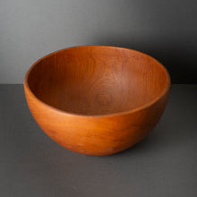 Load image into Gallery viewer, Scandinavian Turned Wooden Bowl Mid Century
