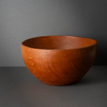 Load image into Gallery viewer, Scandinavian Turned Wooden Bowl Mid Century
