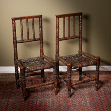 Load image into Gallery viewer, Pair of late 19th century Scottish vernacular chairs

