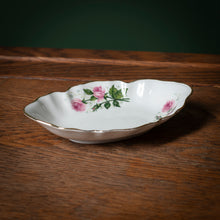 Load image into Gallery viewer, Crown Staffordshire fine bone china leaf-shaped dish
