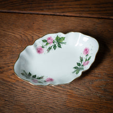 Load image into Gallery viewer, Crown Staffordshire fine bone china leaf-shaped dish
