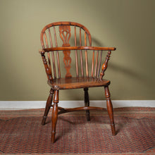 Load image into Gallery viewer, Late 19th century Windsor armchair, c.1870–1900.
